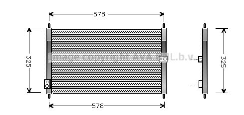 AVA QUALITY COOLING Конденсатор, кондиционер HD5086